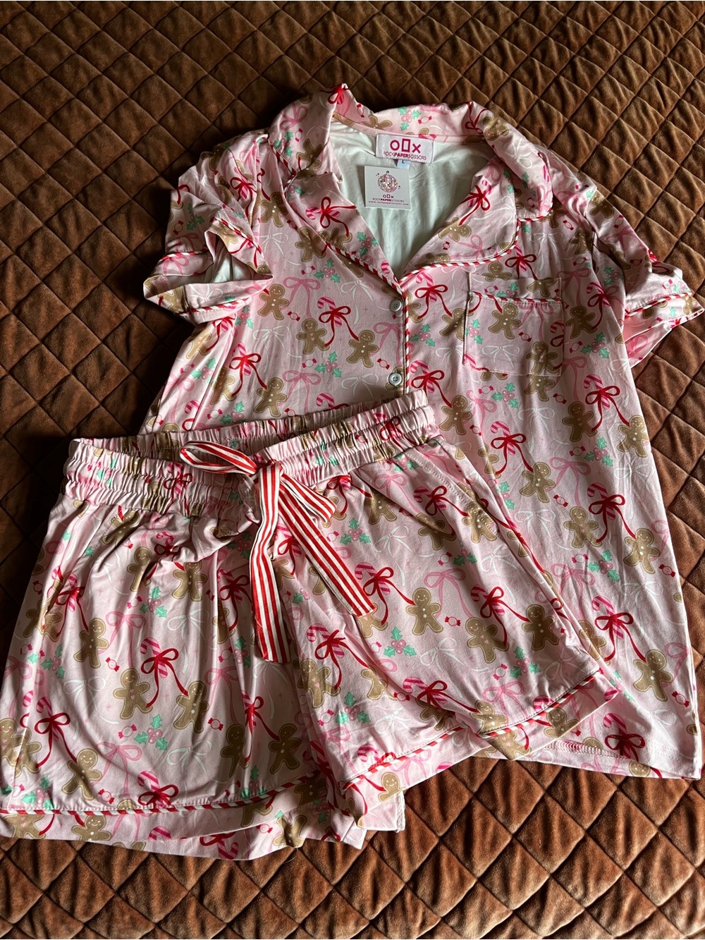 Rock Paper Scissors Christmas Pajama Ser NWT super soft and cozy